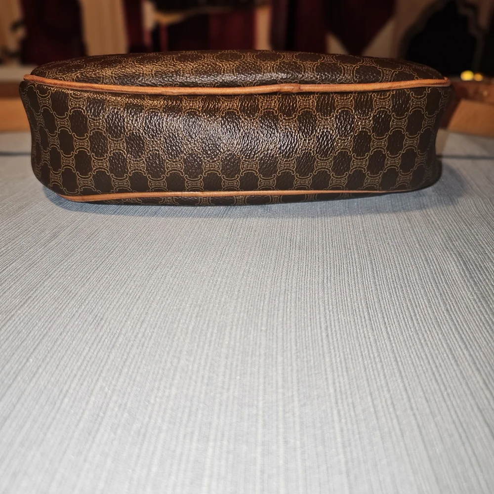 Vintage Celine Brown Monogram Crossbody Bag - EUC - SOLD - Picture 3 of 9